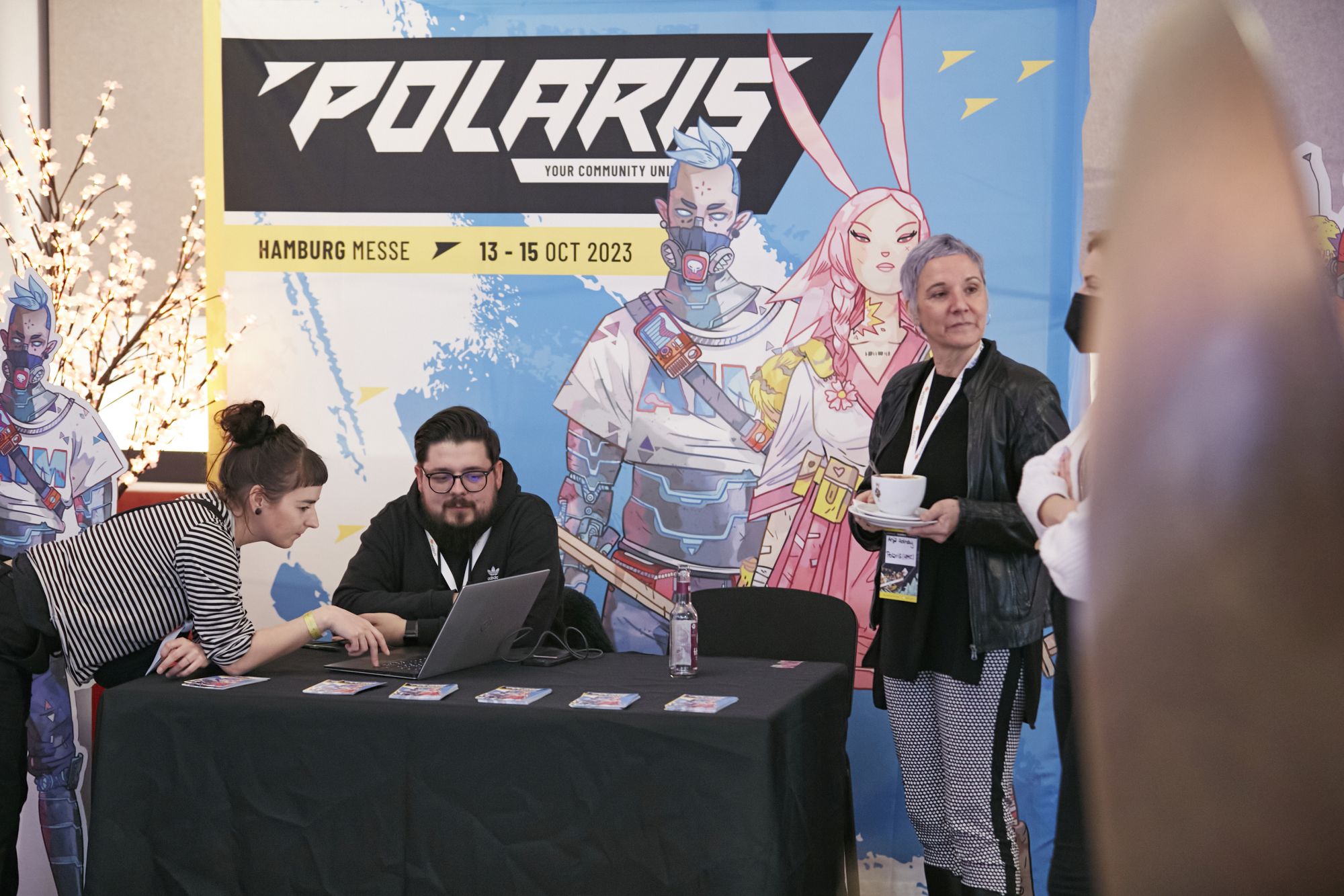 Expo booth of the Hamburg-based Polaris Convention | Photo by Rolf Otzipka